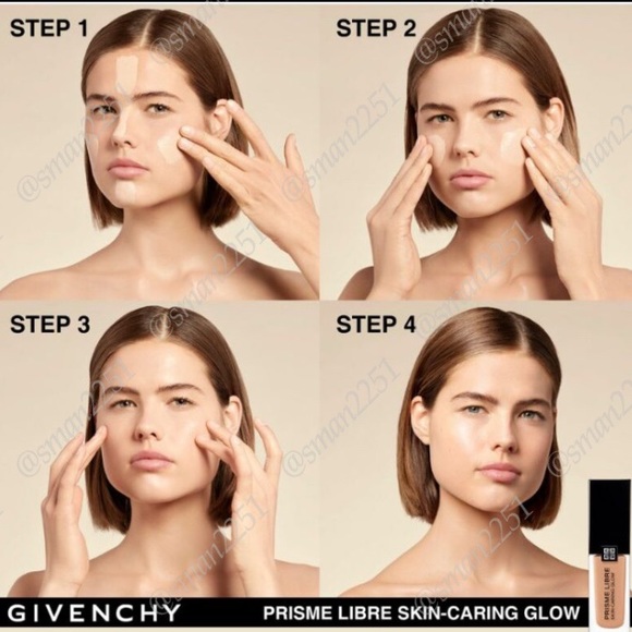 🎉HP🎉💖NEW!💖Givenchy Prisme Libre Skin-Caring Glow Foundation SEALED! - Picture 4 of 15
